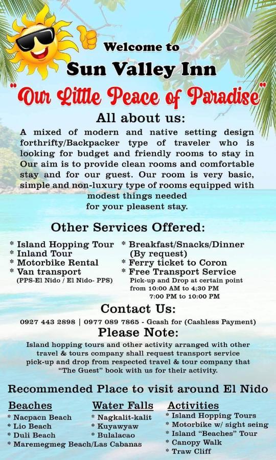 Backpackers Inn Gardenview Inn El Nido Zewnętrze zdjęcie